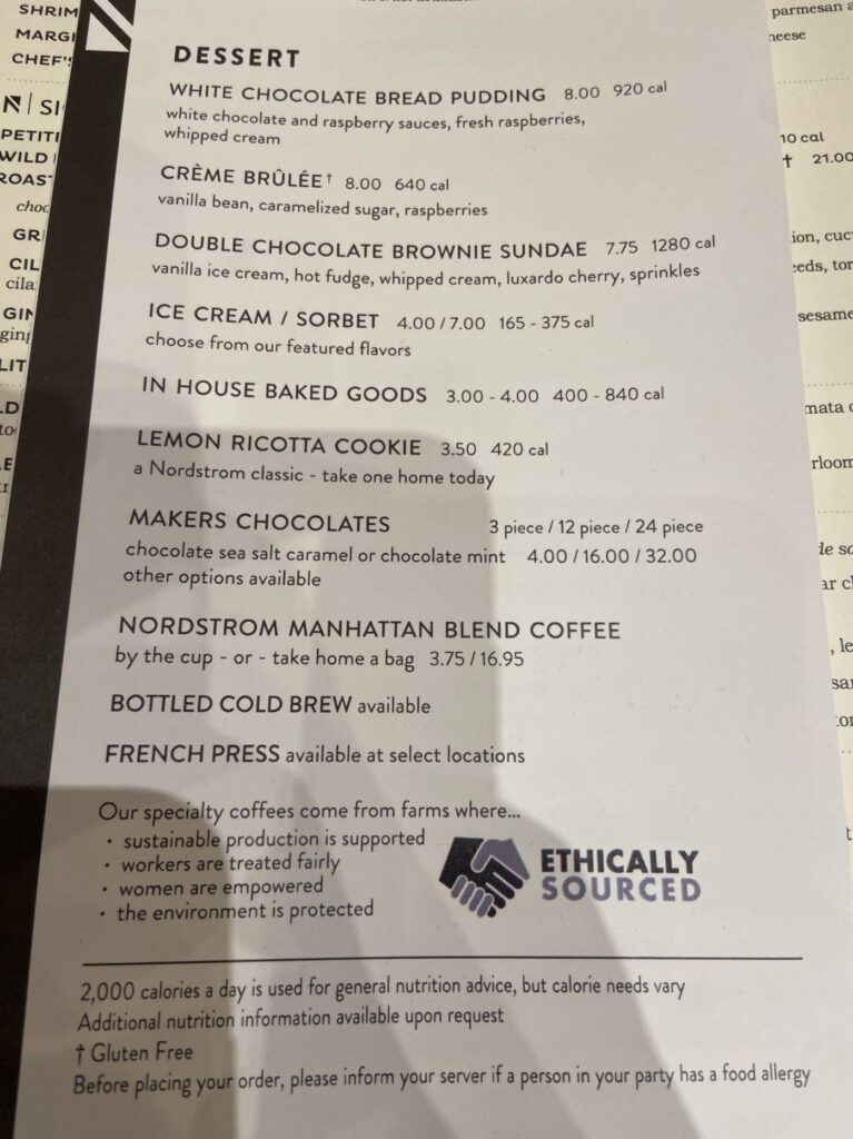 Bazille at Nordstrom Menu 5